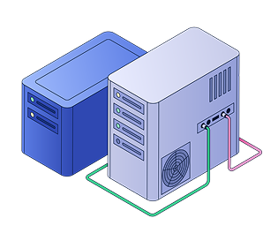 IT Infrastructure Illustration